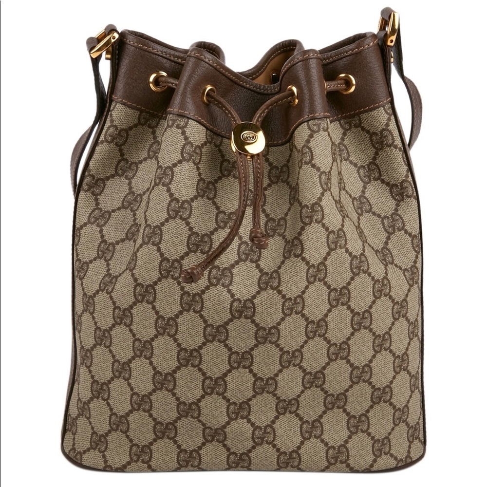 Gucci Leather Cloth Bag
